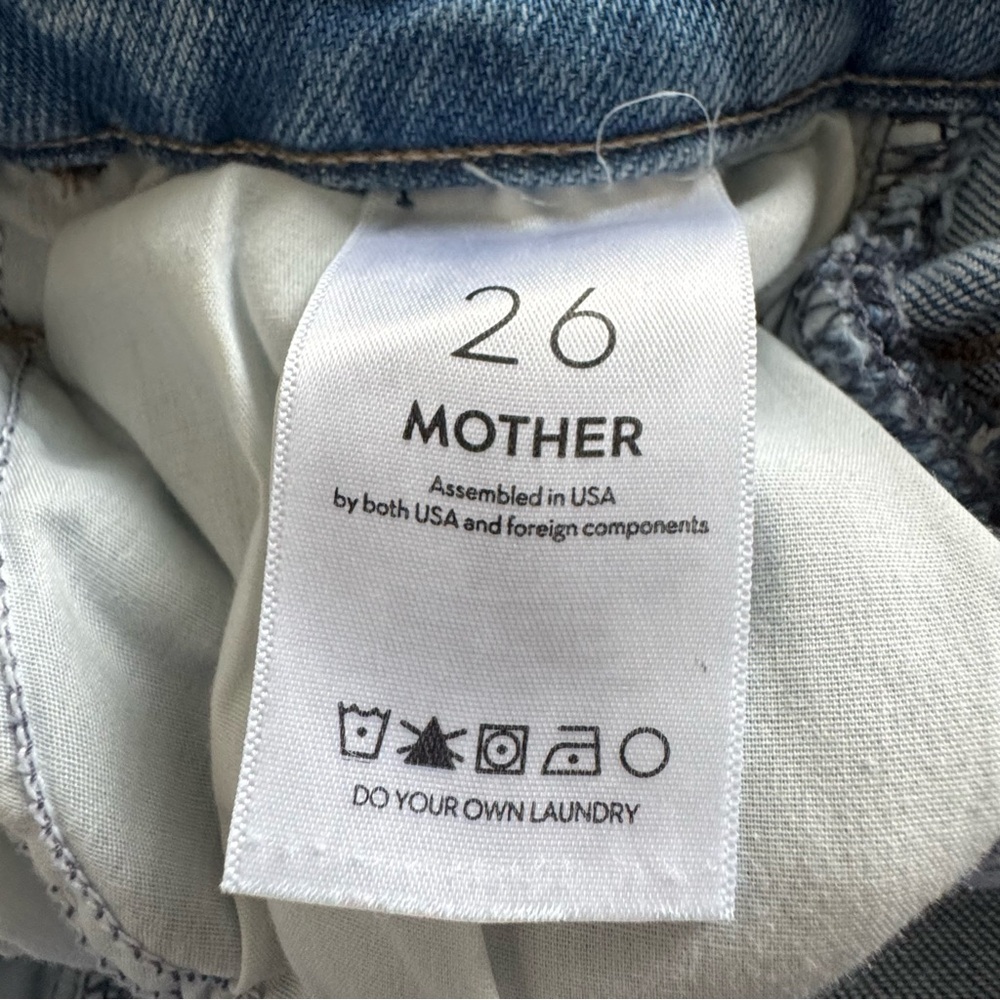 Mother The Pixie Hustler Ankle Tarot Time Jeans size 26 - Picture 11 of 14